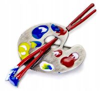 Kiara Broszka Paleta Malarska Prezent Dla Malarki Jablonex Prezent