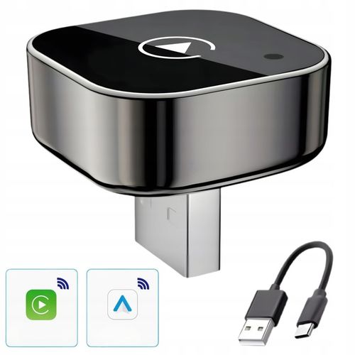 Adapter Bezprzewodowy CarPlay Android Auto iPhone iOS WiFi Bluetooth 5GHz na Arena.pl