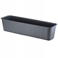 KADAX Skrzynka Balkonowa 60cm Doniczka Grafitowa
