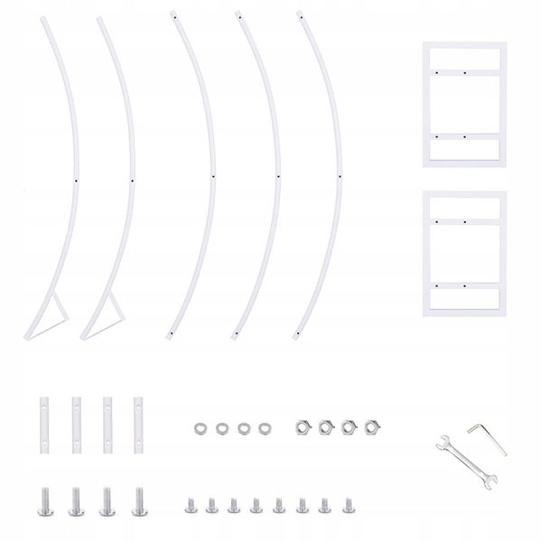 STOJAK Stelaż KOŁO Tło Zdjęć Wesele Ścianka 2.14m zdjęcie 8
