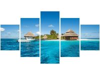 80CM 150CM OBRAZ 5 ELEM MÓJ DOM ŚCIENNY