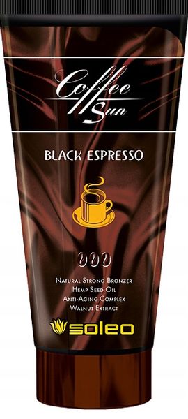 SOLEO COFFE SUN BLACK ESPRESSO BRONZER DO OPALANIA zdjęcie 1
