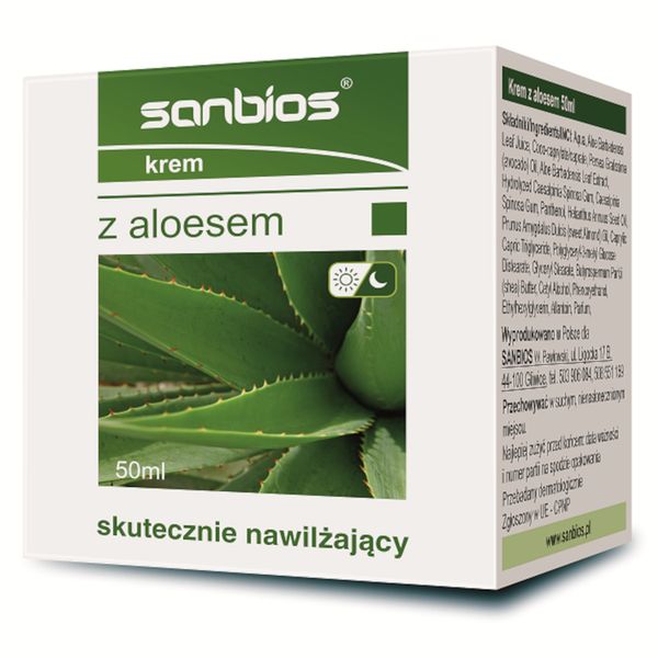 Krem z Aloesem 50ml - SANBIOS zdjęcie 1