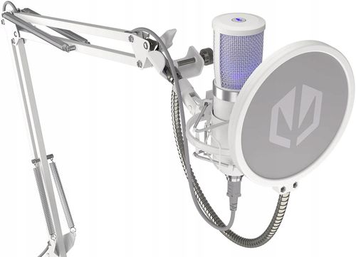 Mikrofon Endorfy Solum Streaming SM950 USB Statyw Biały na Arena.pl