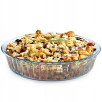 KADAX Naczynie Żaroodporne Szklane Do Zapiekania Tarty Okrągłe 26 cm