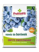 nawóz do borówek mineralny granulat 10kg fruktovit plus