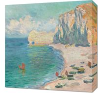 Obraz 50x50cm The Beach and the Falaise d'Amont, Monet Vintage