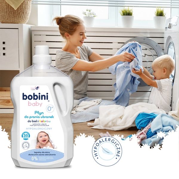 Bobini Baby Hipoalergiczny Płyn do Prania dla Dzieci 5l 70 prań zdjęcie 2
