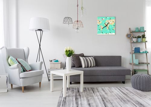 Zegar Ścienny - Mapa Kontynent - 40X40 Cm - C3Ac40X40-3106 na Arena.pl