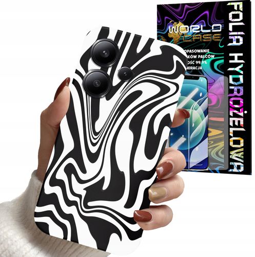 ETUI CASE DO XIAOMI NOTE 13 PRO PLUS 4G - ABSTRAKCJA ZEBRA MODNE + FOLIA na Arena.pl