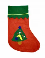 Skarpeta na prezenty święta mikołaj choinka worek