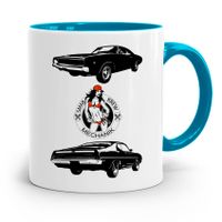 Kubek Błękitny Mechanika Smar Krew Mechanik Z Nadrukiem Ze Zdjęciem