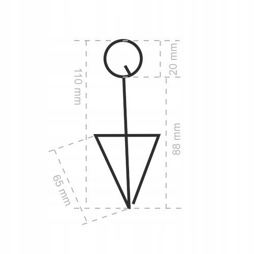 Podstawka cenowa trójkątna do cenówek 25 szt. na Arena.pl