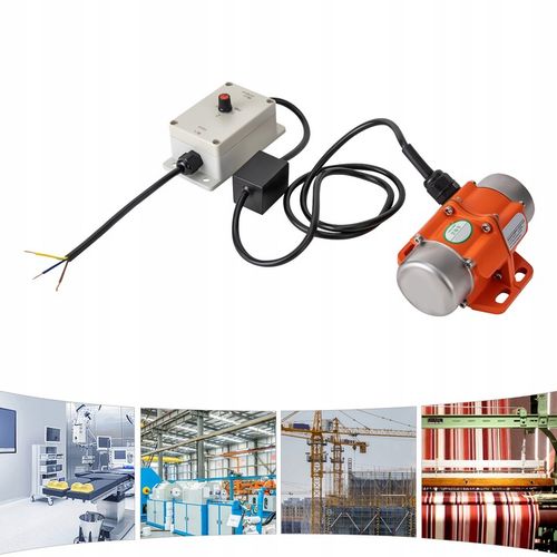 SILNIK WIBRACYJNY 3000 OBR/MIN Z REGULATOREM PRĘDKOŚCI, ELEKTRYCZNY SILNIK na Arena.pl