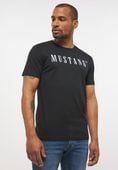 MUSTANG Style Alex C LOGO Tee MĘSKI T-SHIRT KOSZULKA NADRUK Black 1013221 4142 L