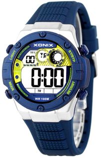 Xonix Uniwersalny zegarek elektroniczny, wielofunkcyjny, alarm, timer, WR 100M, antyalergiczny