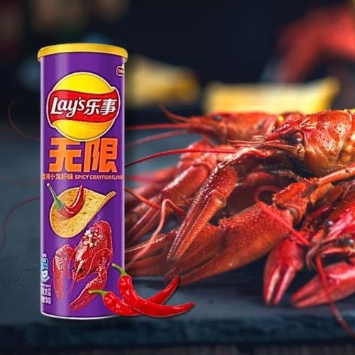 Lay’s Stax Spicy Crayfish chińskie chipsy o smaku rakowym 90g na Arena.pl