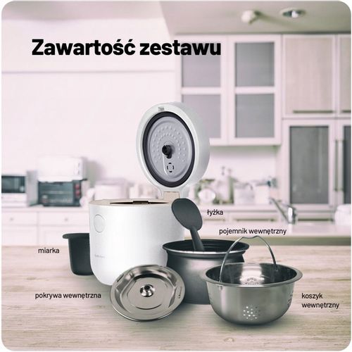 Ryżowar Urządzenie Do Gotowania Ryżu Low Sugar Rice Cooker + Akcesoria na Arena.pl