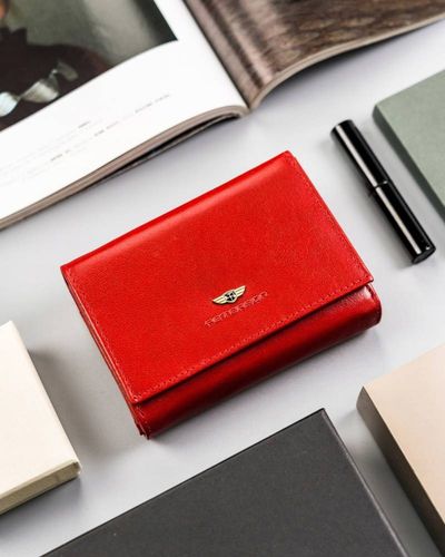 elegancki portfel damski ze skóry naturalnej - peterson na Arena.pl