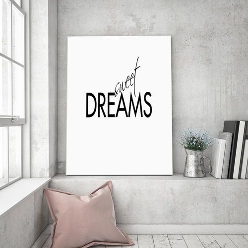 Obraz na płótnie – Canvas, słodkich snów 80x120 na Arena.pl