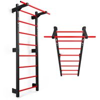 Drabinka metalowa do ćwiczeń podciagania dla dzieci gimnastyczna rehabilitacyjna z drążkiem KSSL094