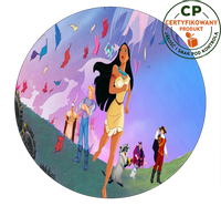 Opłatek na tort Pocahontas