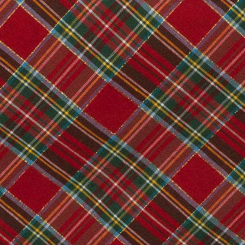 Poszewka Świąteczna KRATA CZERWONA Boże Narodzenie Chwosty 40x40cm na Arena.pl