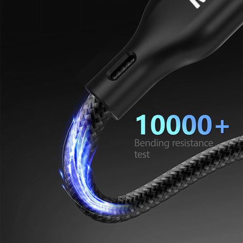 3w1 kabel przewód usb-c - usb-c / iphone lightning / ładowarka do apple na Arena.pl