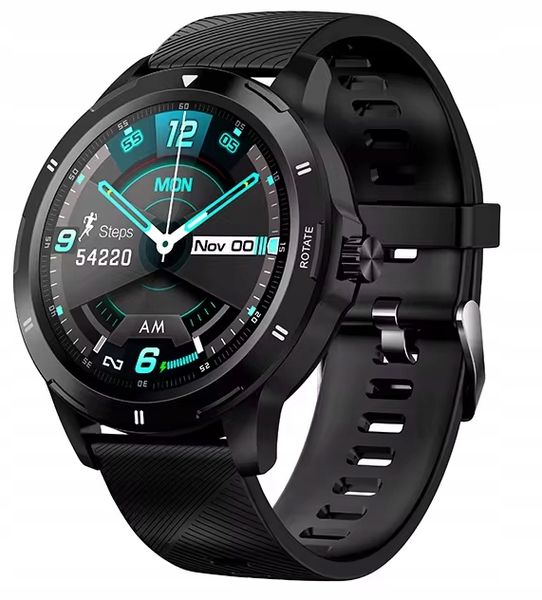 ZEGAREK SMARTWATCH SPORTOWY ROZMOWY MĘSKI DAMSKI POLSKIE MENU CZARNY zdjęcie 12