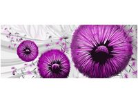 100CM 40CM OBRAZ ŚCIENNY FIOLETOWE DMUCHAWCE 2 DRUK