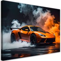 Obraz do biura salonu pokoju nastolatka, Samochód sportowy 100x70