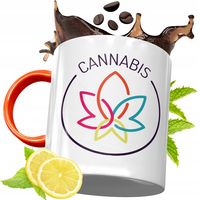 Kubek Pomarańczowy Dla Palacza Prezent Z Nadrukiem Ze Zdjęciem