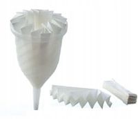 Lejek spiralny do filtrowania wina nalewek soków.