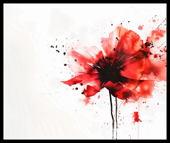 Plakat 60x50cm Płynna Akwarela zdjęcie 2