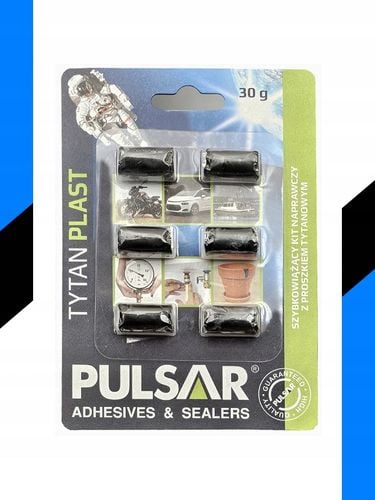 KLEJ EPOKSYDOWY DO METALU PULSAR TYTANPLAST KIT NAPRAWCZY 30 g (6 x 5g) na Arena.pl