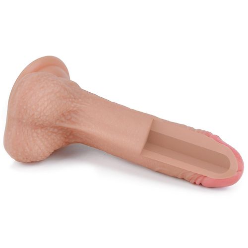 7'' dual layered platinum silicone cock na Arena.pl