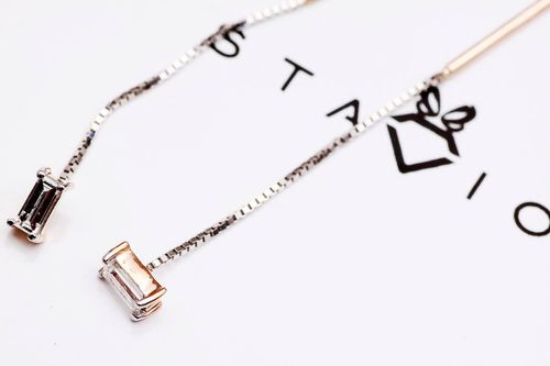 Złote kolczyki KRD2006 - Diament na Arena.pl