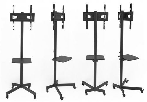 Stojak Podłogowy na telewizor TV 26-65 cali z półką Uniwersalny na Arena.pl