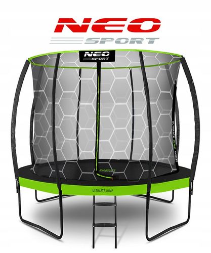 TRAMPOLINA OGRODOWA DLA DZIECI 252cm 8ft PREMIUM na Arena.pl