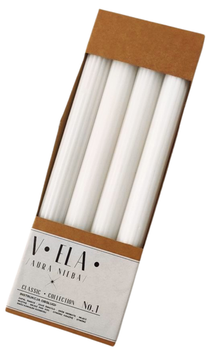 Świece stołowe RAK (09216) VELA Ołówek 22/230 biały ~8h 4szt. na Arena.pl