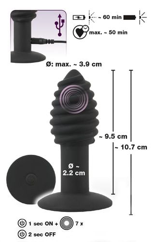 black velvets twist butt plug na Arena.pl