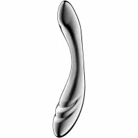 satisfyer pure gravity 3 - dwustronny masażer ze stali nierdzewnej