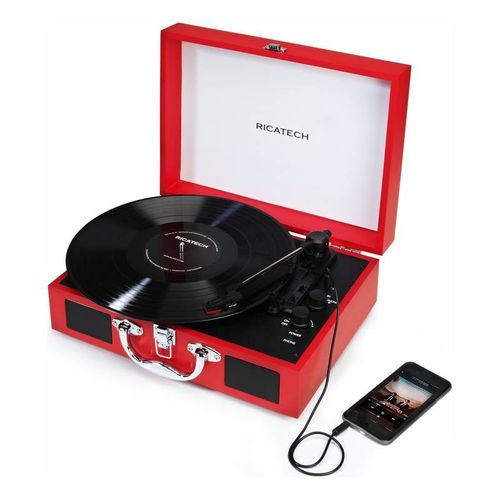 Gramofon Ricatech RTT21 Advanced (659056) Czerwony na Arena.pl