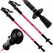 Kijki Nordic Walking Kije Trekkingowe 2 szt Antishock Nakładki i Talerzyki