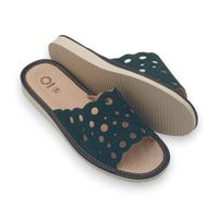 Kapcie Skórzane Damskie Klapki Domowe Lekkie i Wygodne NOWO 40