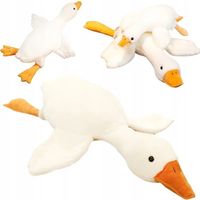 GĘŚ PLUSZOWA PIPA MASKOTKA PLUSZAK PRZYTULANKA PODUSZKA ZABAWKA DUŻA 130 CM