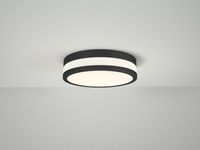 Sufitowa lampa ledowa Kari plafon 12W do łazienki czarny