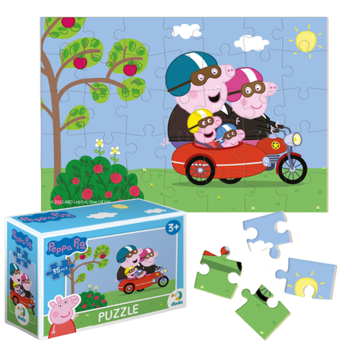 Puzzle Mini Świnka Peppa 35 Elementów Do Ułożenia Dla Najmłodszych Dzieci na Arena.pl
