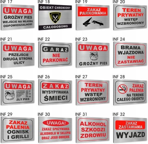 Tabliczka Znak BHP BIURO na Arena.pl