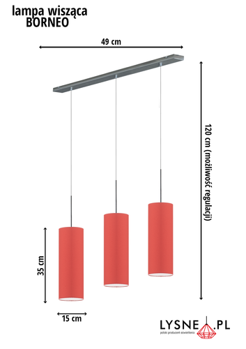 Lampa kuchenna BORNEO E27 na Arena.pl